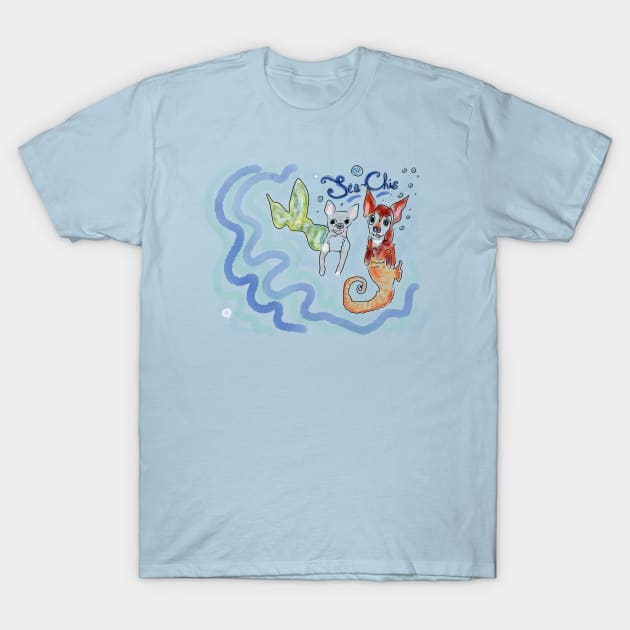 Sea Chis T-Shirt by Popcorn Jam